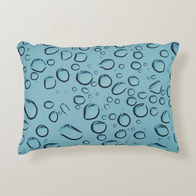 Water droplets decorative cushion (Front)