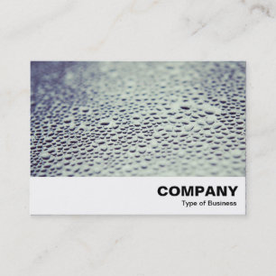 Water Droplets on Glass 01 Business Card