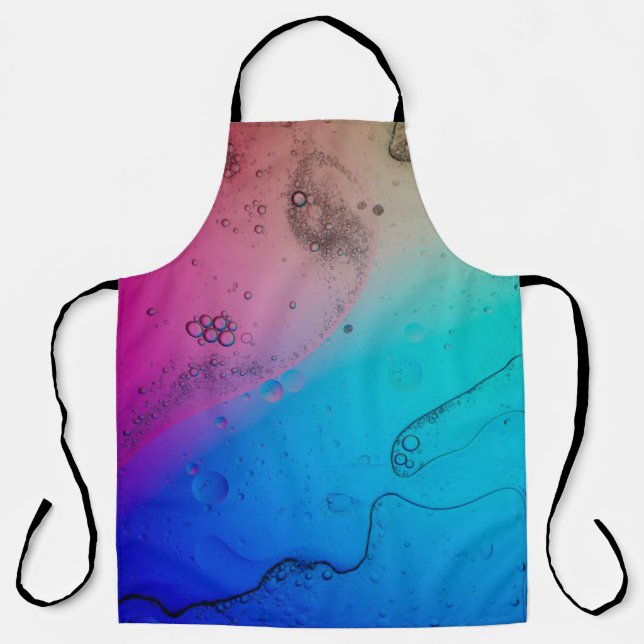 Water droplets on glass panel apron (Front)