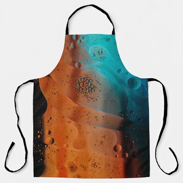 Water droplets on glass panel apron (Front)