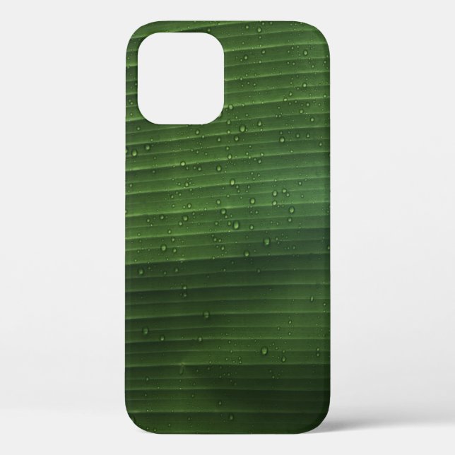 Water droplets on green leaf Case-Mate iPhone case (Back)