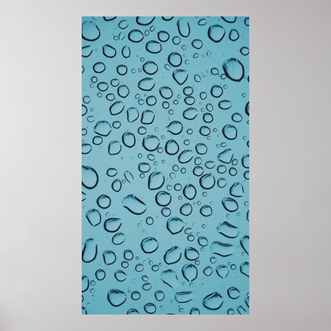 Water droplets poster (Front)