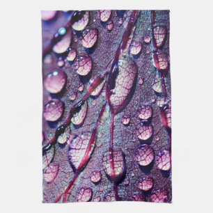 Water Droplets Tea Towel