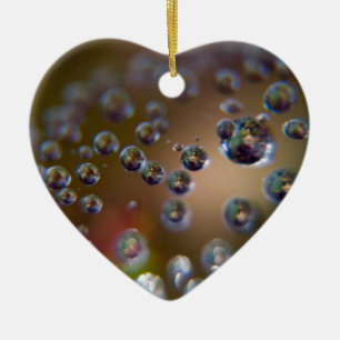 Water Droplets-Water in Motion Ceramic Tree Decoration