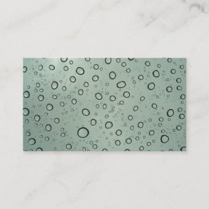 Water Drops Business Cards