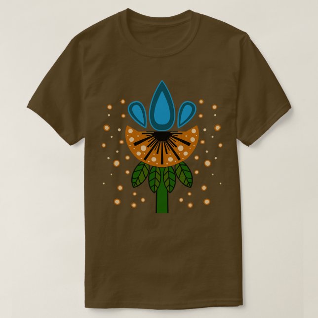 Water Drops on Dandelion T-Shirt (Design Front)