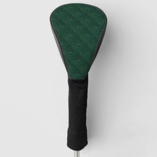 Water Drops on Green Metal Golf Head Cover