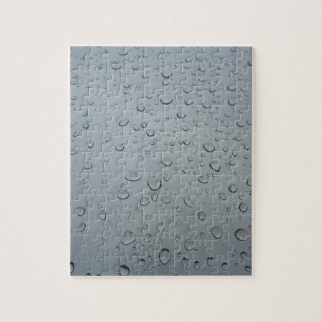Water Drops on Window, Rain Wallpaper Background Jigsaw Puzzle (Vertical)