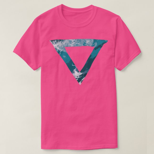 Water Element 5 Elements Alchemy T-Shirt (Design Front)