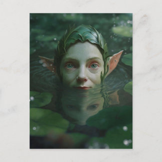 Water elf postcard