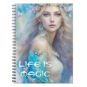 Water Fairy Portrait Notebook