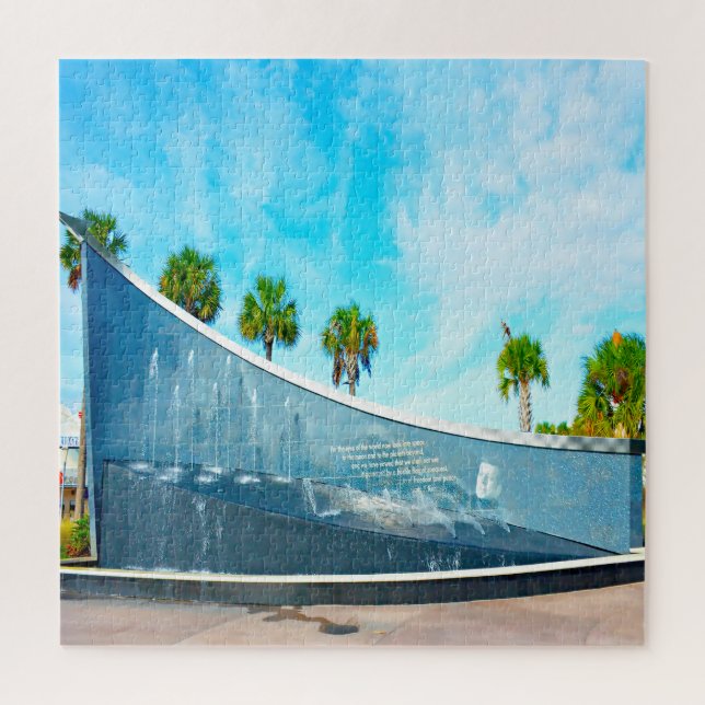 Water Feature  Florida Jigsaw Puzzle (Vertical)