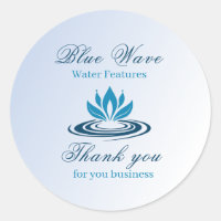 Water Feature Installation Blue Thank You