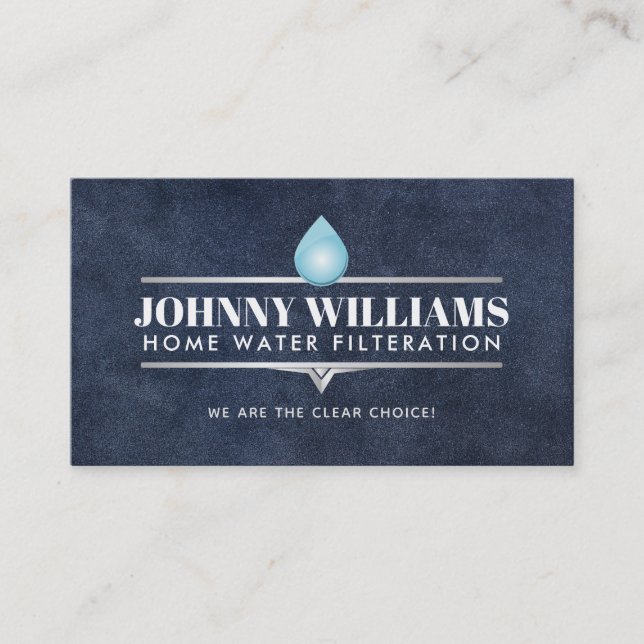 Water Filter Business Cards (Front)