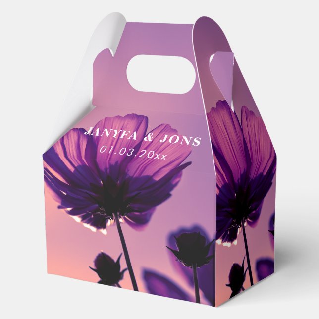 water floewr favour box (Front)