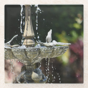 Water Fountain Glass Coaster
