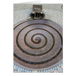 Water Fountain - Koln, Germany (Cologne) Card