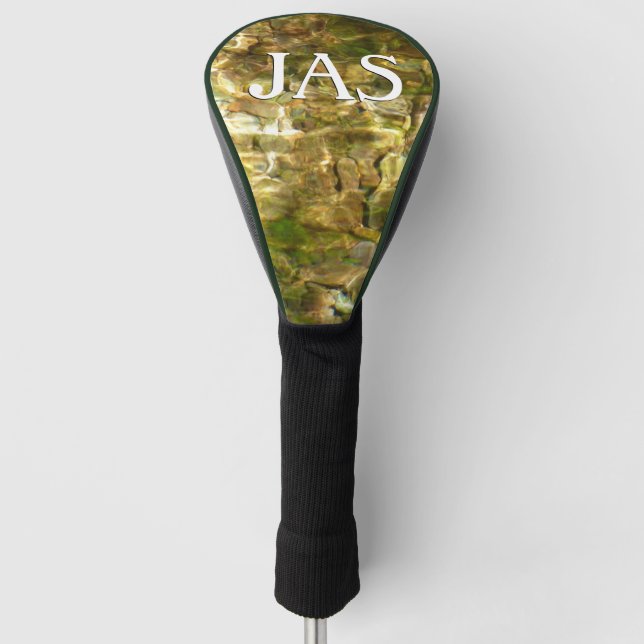 Water from Hot Springs Green-Gold Nature Golf Head Cover (Front)