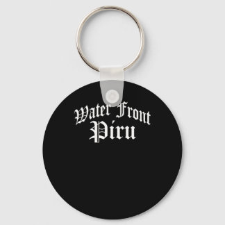 Water Front Piru Sticker Key Ring