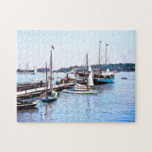 Water Front Put-In-Bay OH c1904 Jigsaw Puzzle