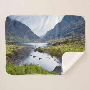Water   Gap of Dunloe County Kerry Ireland Sherpa Blanket