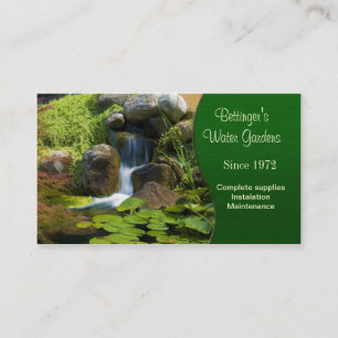 Water Garden Business Card