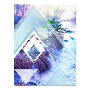 water geohaze photo print