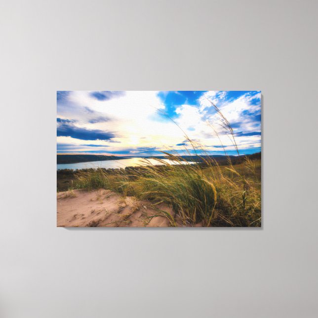 Water | Glen Lake Sleeping Bear Dunes Michigan Canvas Print (Front)