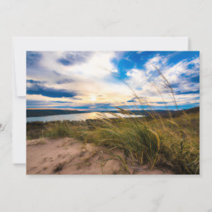 Water   Glen Lake Sleeping Bear Dunes Michigan Thank You Card