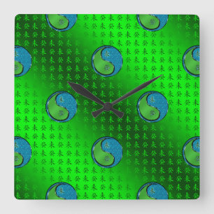 Water Goat Square Wall Clock