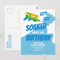 Water Gun Battle Pool Party Kids Summer Birthday