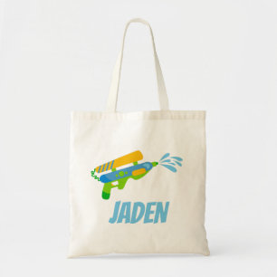 Water Gun Battle Pool Party Summer Personalised Tote Bag
