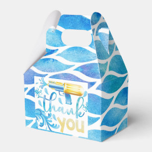 Water Gun Summer Birthday Thank you Favour Box
