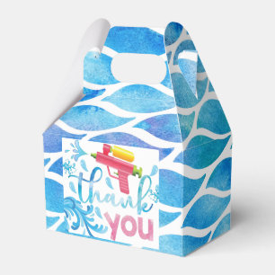 Water Gun Summer Girl Birthday Thank you Favour Bo Box