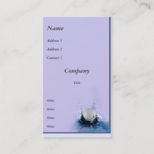 Water Hazard Business Card