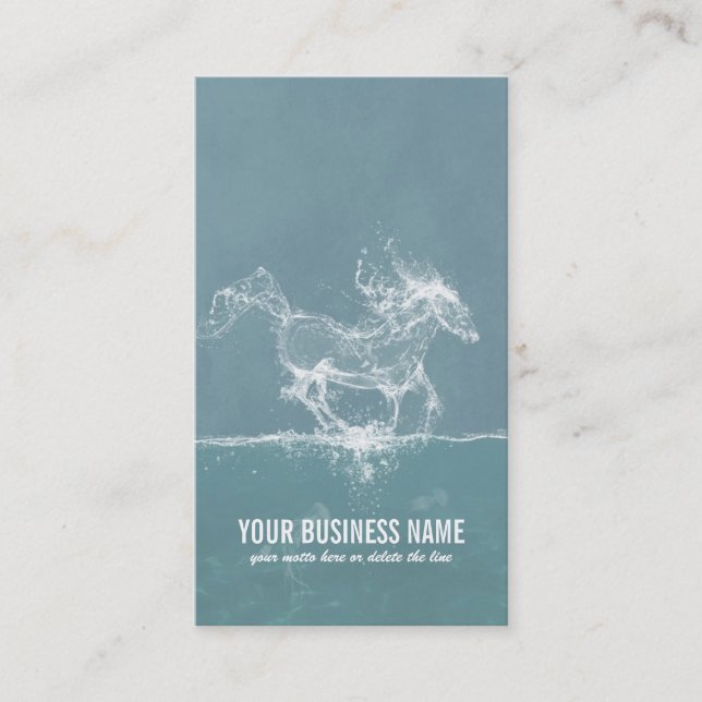 Water Horse - Business Card (Front)