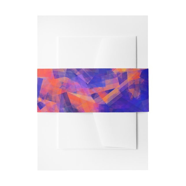 WATER INVITATION BELLY BAND (Front Example)