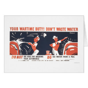 Water Is Important WWII 1942 WPA