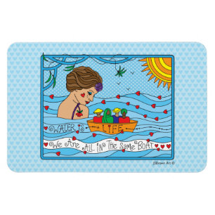 Water Is Life_Flexible Magnet 6" x 4"
