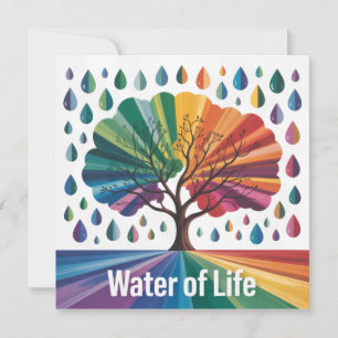 Water Is Life Invitation