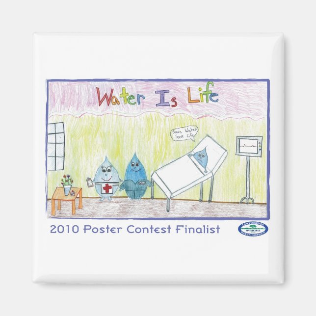 Water Is Life Magnet (Front)