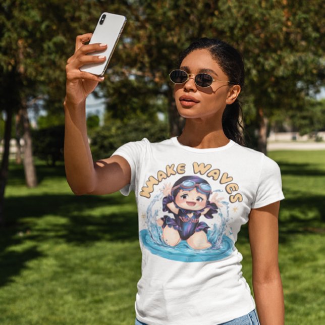 Water Is My Happy Place Pool Girl  T-Shirt (Creator Uploaded)