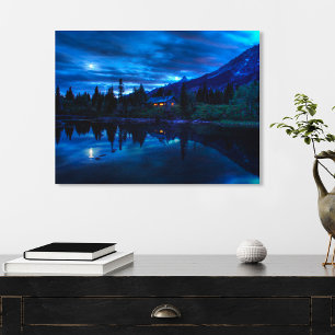 Water   Jenny Lake Grand Teton National Park Canvas Print