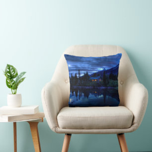 Water Jenny Lake Grand Teton National Park Cushion