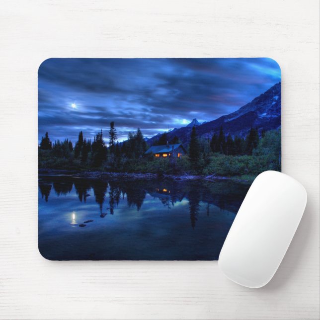 Water | Jenny Lake Grand Teton National Park Mouse Pad (With Mouse)
