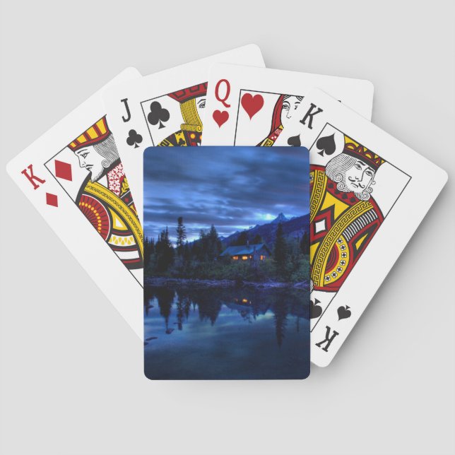 Water | Jenny Lake Grand Teton National Park Playing Cards (Back)