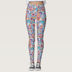 water joy fish purple leggings
