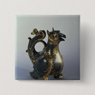 Water jug in the shapeof a griffin 15 cm square badge