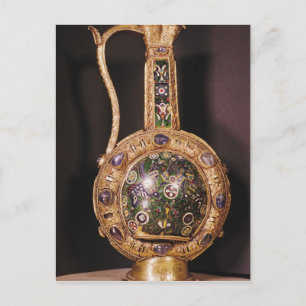 Water jug presented to Charlemagne Postcard