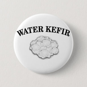 Water Kefir Grains 6 Cm Round Badge
